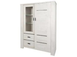 WILFRIED - Vitrine 2 Portes 2 Tiroirs