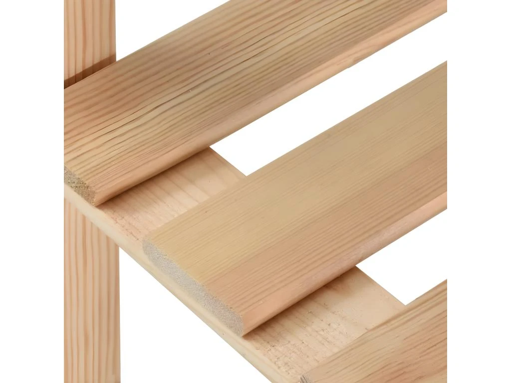Étagère De Stockage 5 Niveaux 170 X 28,5 X 170 Cm Bois De Pin Massif 02_0000659 – Image 5