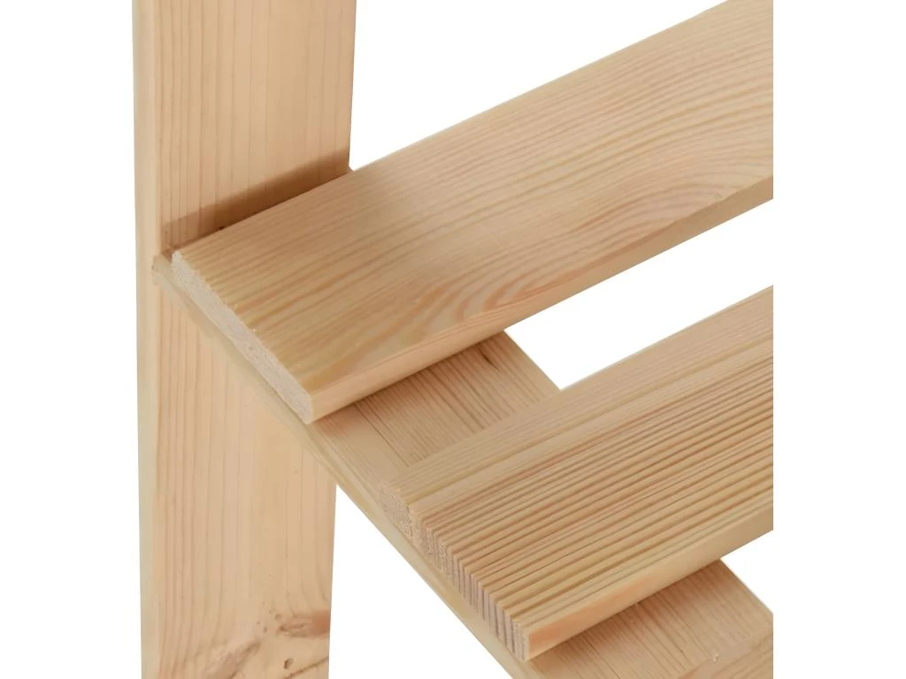 Étagère D'angle De Rangement 5 Niveaux Organisateur De Stockage étagère D'entrepôt Cuisine Salon Sous-sol Intérieur 170 Cm Pin 02_0000624 – Image 5