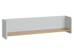 Etagère Pour Chambre Ado Ou Enfant. Collection BIBOU. Coloris Gris Et Chêne