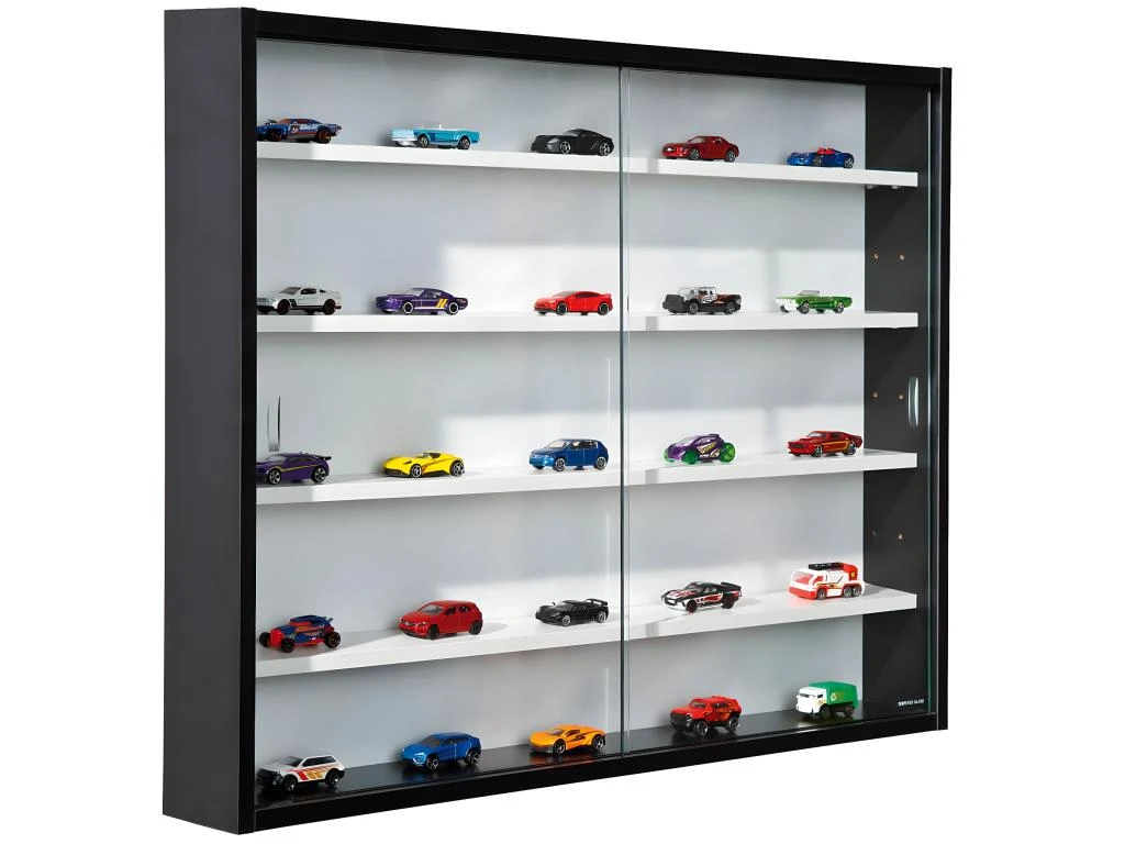 COLLECT - Vitrine Murale 5 Compartiments Noire Et Blanche – Image 2