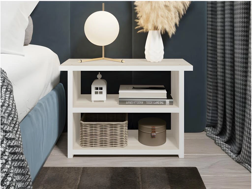 Etagère Multifonctions Largeur 68 Cm Chêne Clair – Image 2