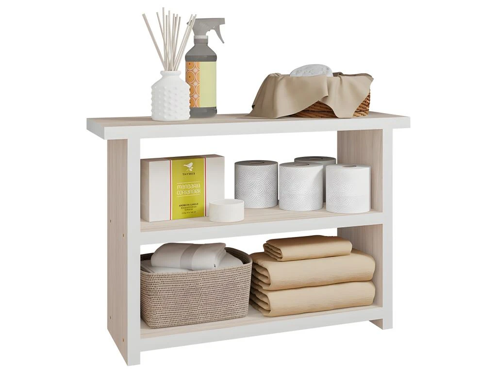 Etagère Multifonctions Largeur 68 Cm Chêne Clair – Image 5