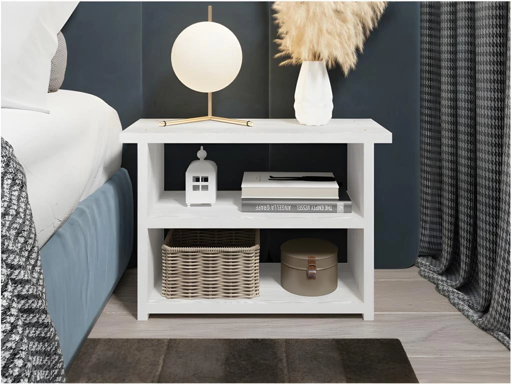 Etagère Multifonctions Largeur 68 Cm Chêne Blanchi – Image 5