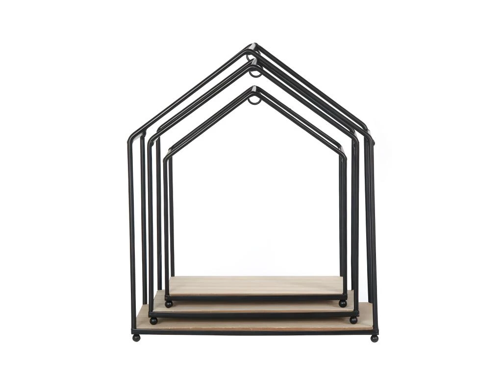 Etagère Filaire En Forme De Maison (Lot De 3) – Image 3