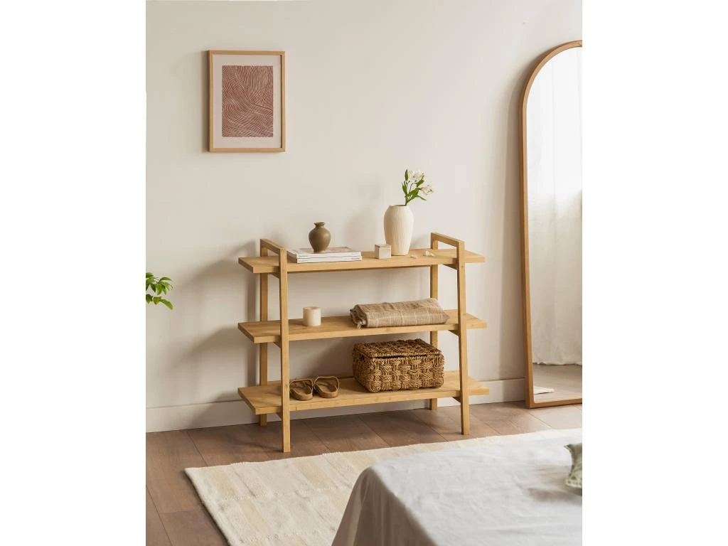 Etagère D’entrée En Bois D’épicéa En Couleur Naturel – Image 5