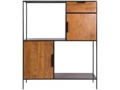 Etagère Salama 2 Niches 2 Portes