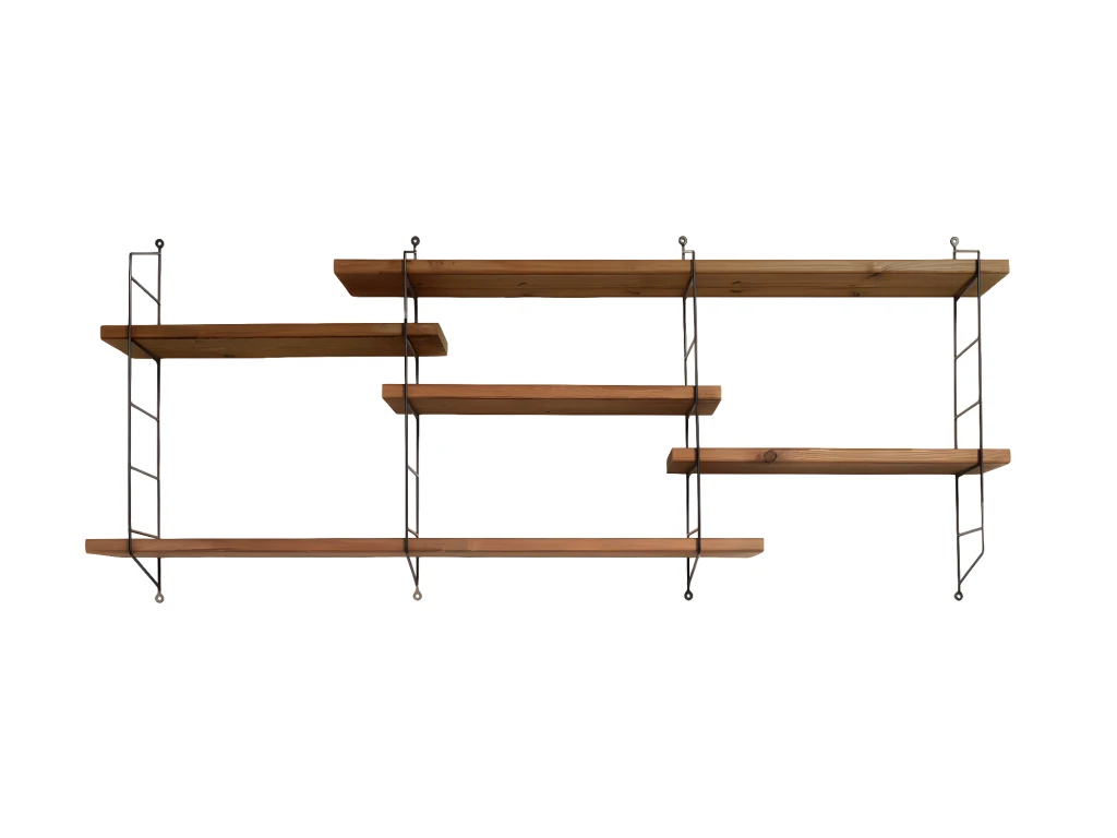 Etagère En Bois De Couleur Marron