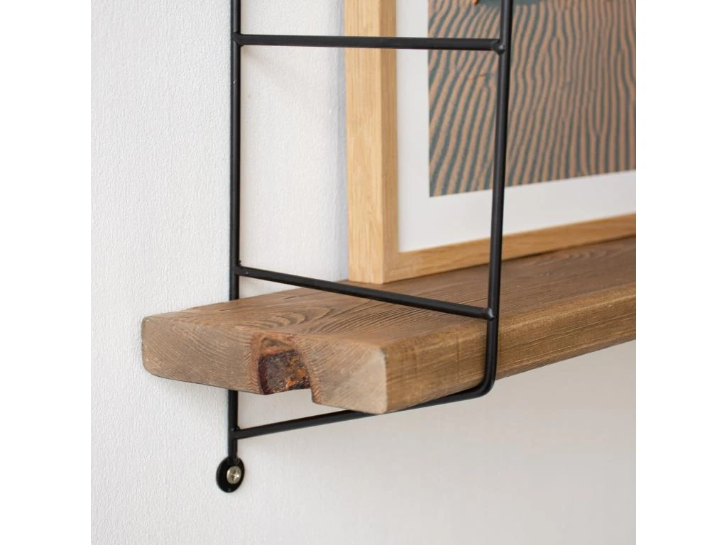 Etagère En Bois De Couleur Marron – Image 5