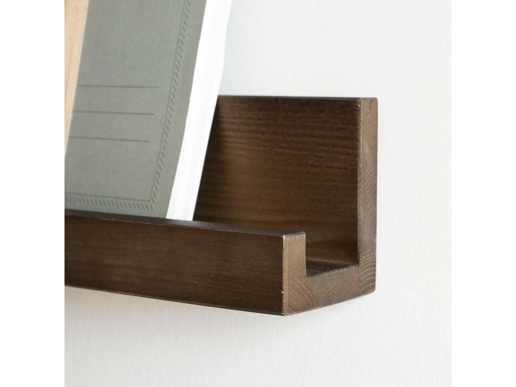 Etagère En Bois De Couleur Marron 40 Cm – Image 5