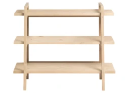 Etagère D’entrée En Bois D’épicéa En Couleur Beige