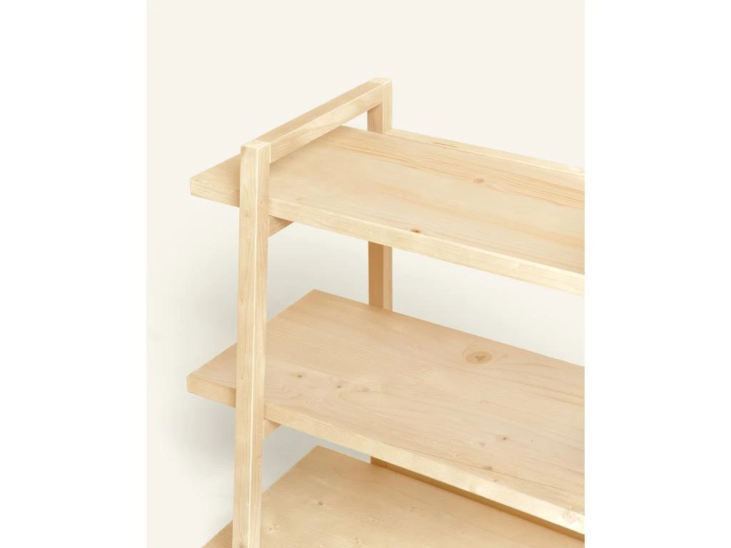 Etagère D’entrée En Bois D’épicéa En Couleur Beige – Image 4