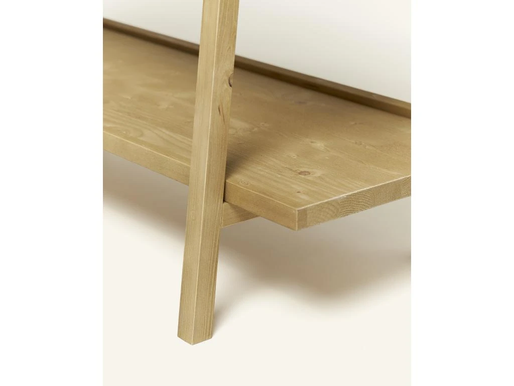 Etagère D’entrée En Bois D’épicéa En Couleur Beige – Image 6