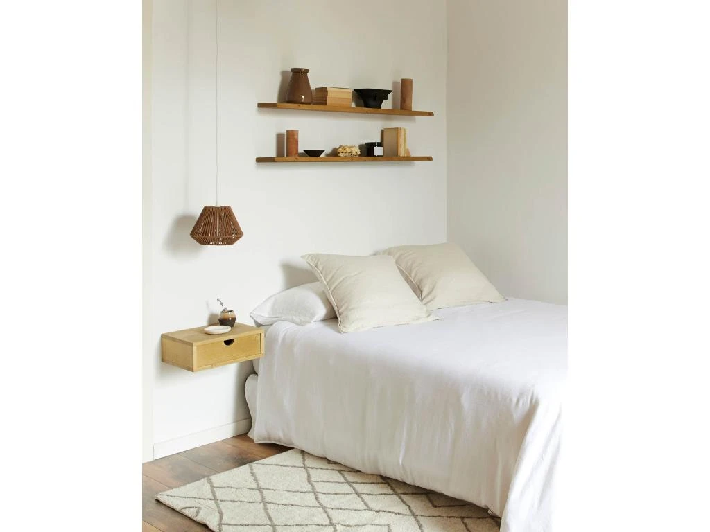 Étagère 2 Pièces En Bois En Couleur Marron 120 Cm – Image 4