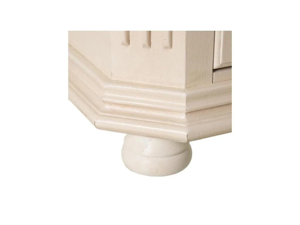 Vaisselier 4 Portes 2 Tiroirs Bois/Crème - CAMILLE – Image 6