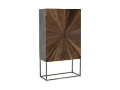 Vaisselier 2 Portes Bois/Métal - ROTTERDAM N°2