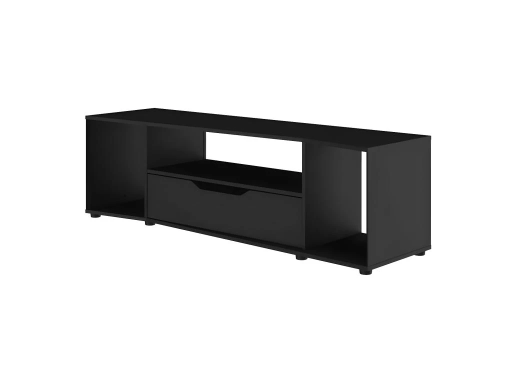 Meuble TV Gamer 1 Tiroir 3 Niches Noir - LAIRA