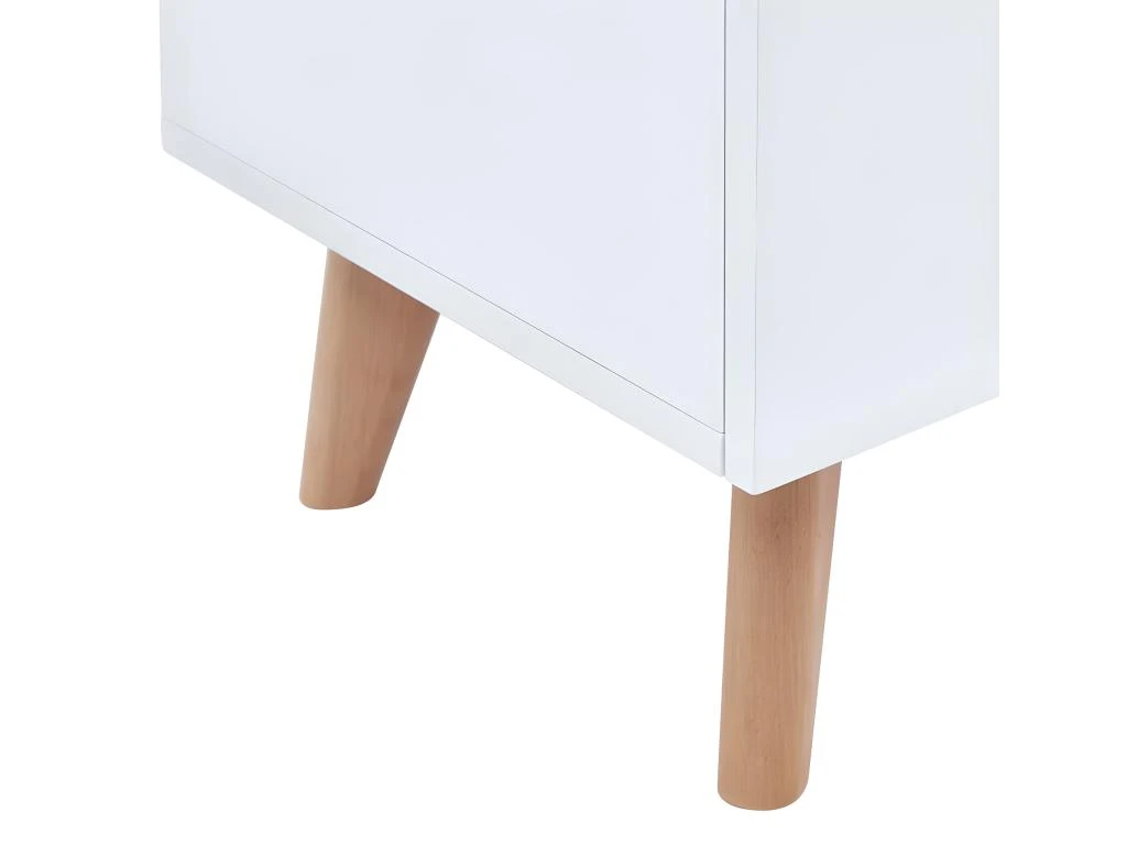 Meuble Télé Buffet Tv Télévision Design Pratique Blanc 120 Cm Mdf 2502115 – Image 5
