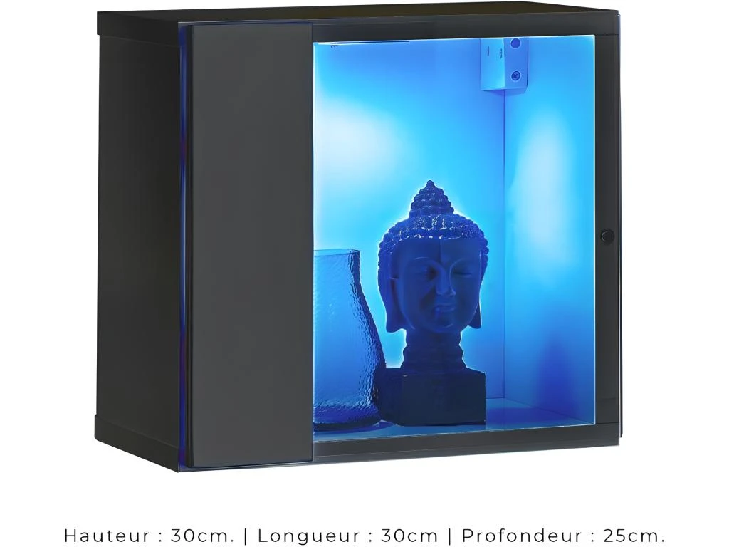 Ensemble Meubles De Salon SWITCH XXI Design, Coloris Noir Et Gris. – Image 4