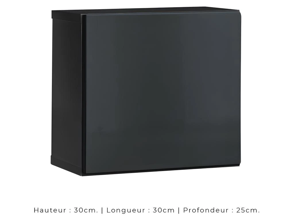 Ensemble Meubles De Salon SWITCH XXI Design, Coloris Noir Et Gris. – Image 5