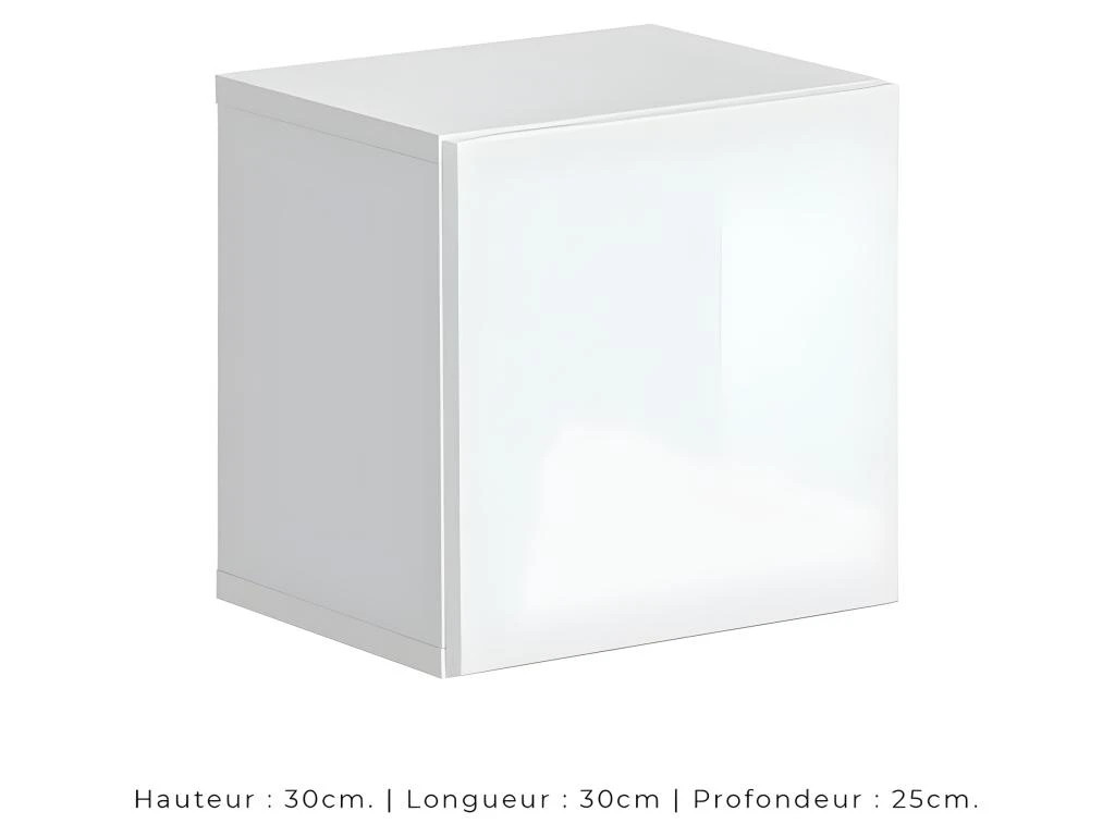 Ensemble Meubles De Salon SWITCH XXIV Design, Coloris Chêne Et Blanc. – Image 5