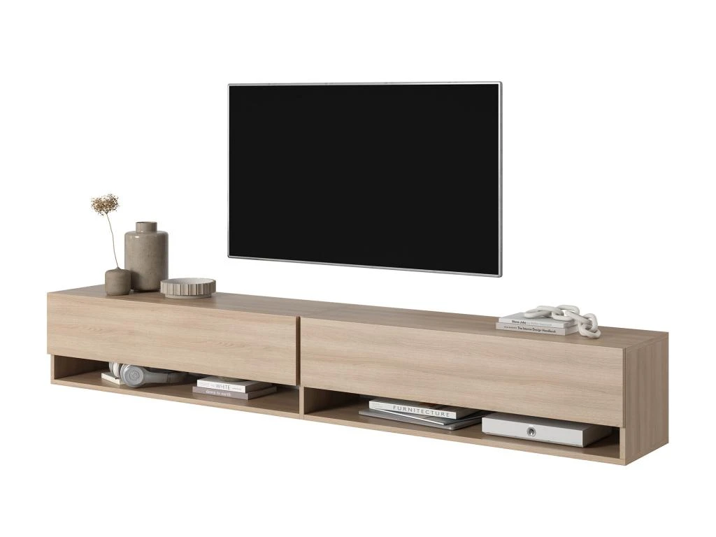 Meuble TV 200 Cm -Chêne Linberg - MIRRGO – Image 4