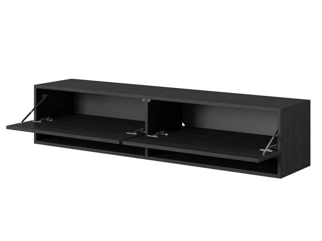 Meuble TV 140 Cm -Frêne Noir- MIRRGO – Image 7