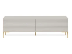 Meuble TV - 140 Cm - Couleur Gris-beige - LAMMELO
