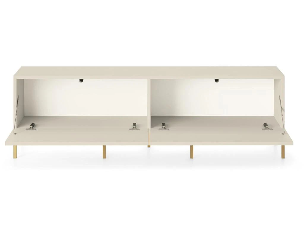 Meuble TV - 140 Cm - Couleur Gris-beige - LAMMELO – Image 3