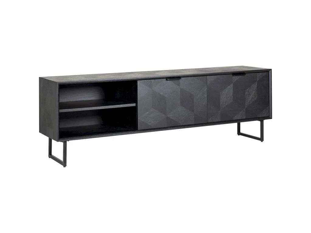 Meuble TV Blax 2 Portes 1 étagère