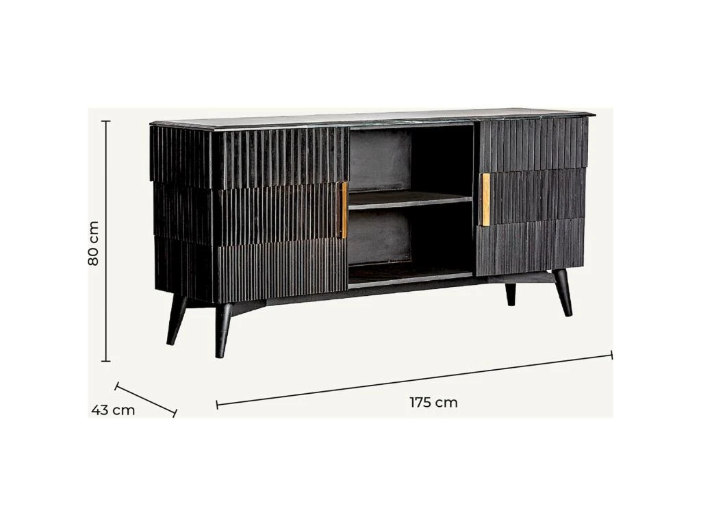 Meuble Tv Plissé Wood – Image 7