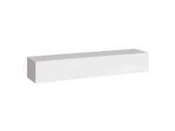 Meuble TV Suspendu 180cm Coloris Blanc Collection SWITCH. Finitions Brillantes.