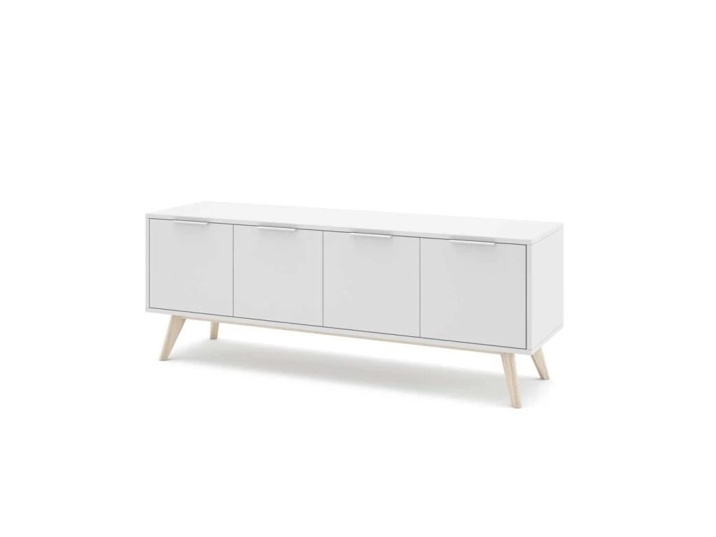 Meuble TV 4 Portes Blanc - UNIVERSITE – Image 4