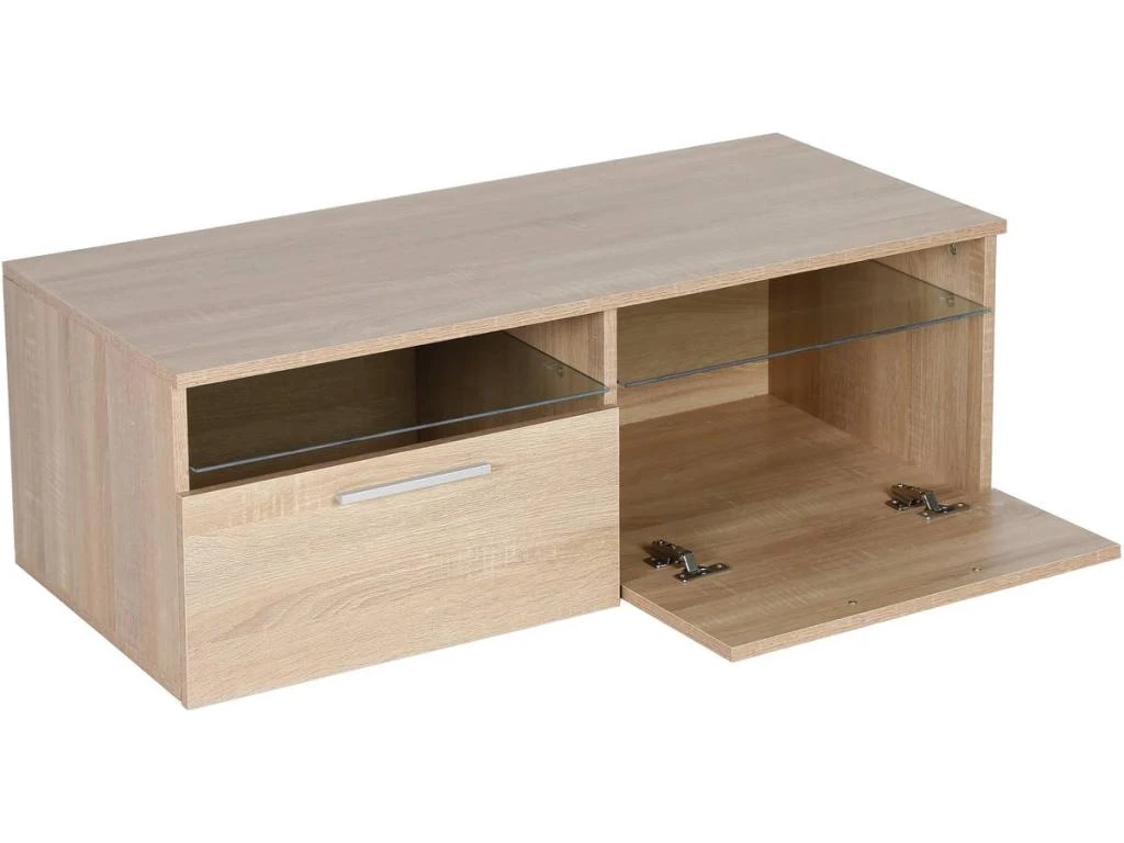 Meuble TV LED "Parson" - Chêne – Image 2