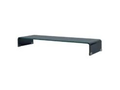 Meuble Télé Buffet Tv Télévision Design Pratique Support Pour Moniteur 100 Cm Verre Noir 2502051