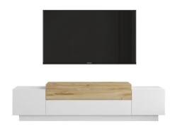 Meuble TV Fonda - Venprodin - 160 Cm Blanc - Feutre