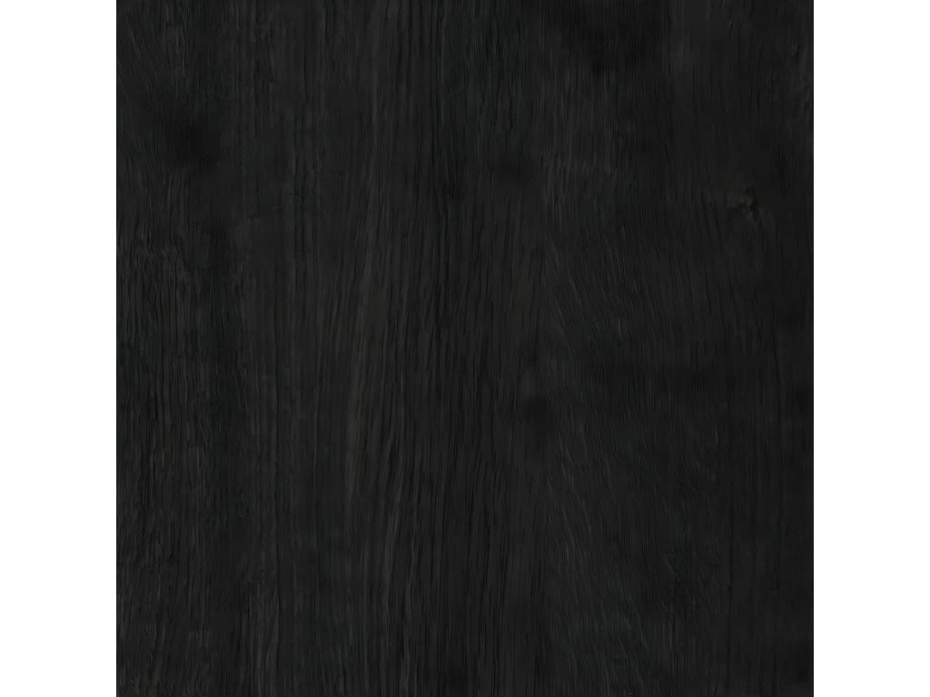 Meuble TV En Verre Et Panneaux De Particules Stratifiés Chêne Noir – Image 6