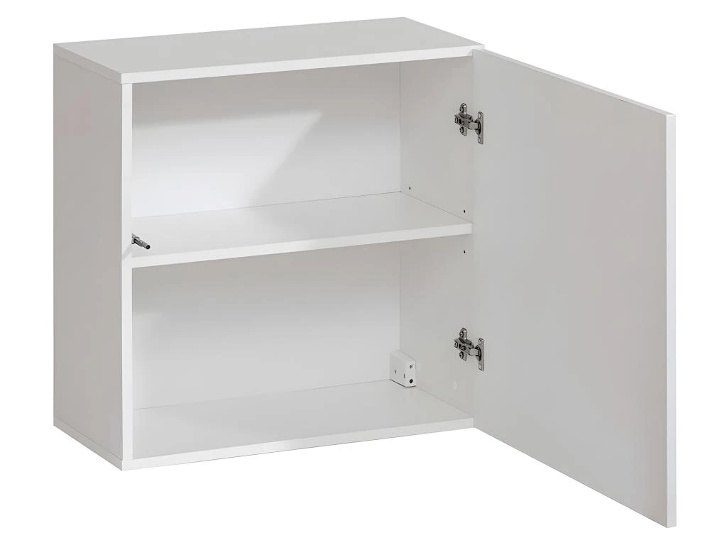 Ensemble De Meubles Design De Salon SWITCH IV. Coloris Blanc Et Chêne. Finitions Chêne Fraisé Et Blanc Brillant . – Image 4