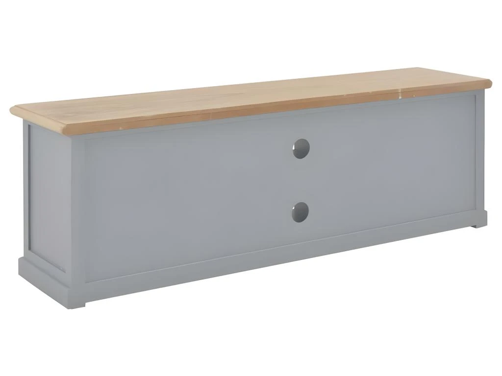 Meuble Télé Buffet Tv Télévision Design Pratique Gris 120 Cm Bois 2502191/2 – Image 5