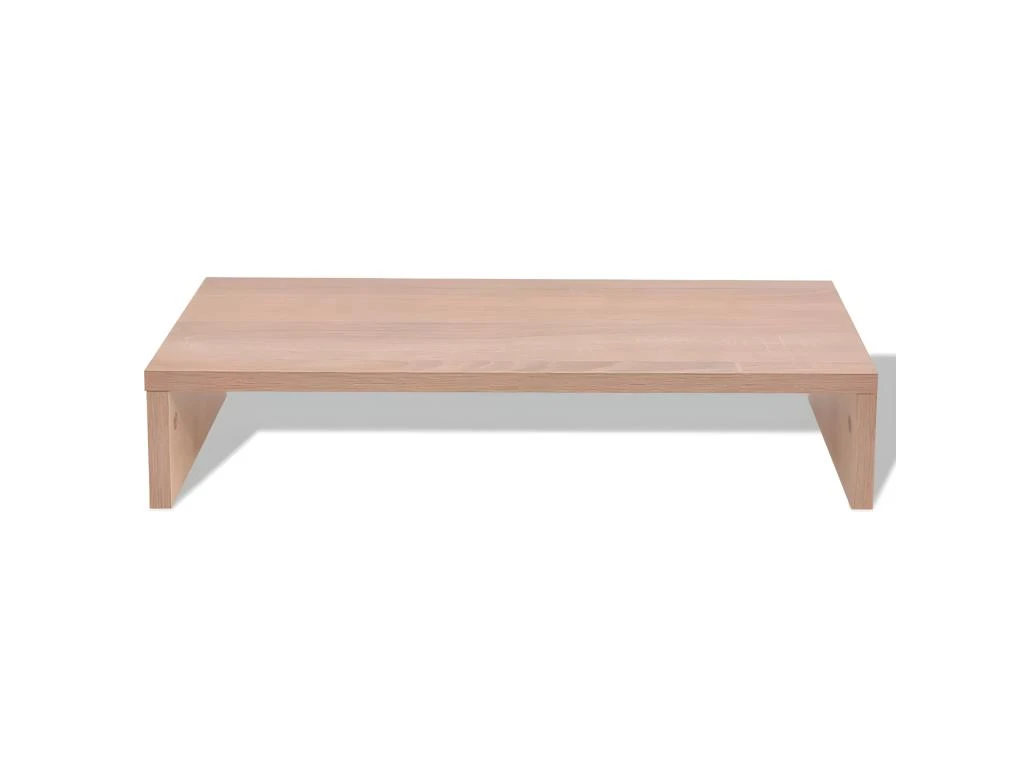 Meuble Télé Buffet Tv Télévision Design Pratique Support De Moniteur Aggloméré 60 Cm Beige 2502235 – Image 2