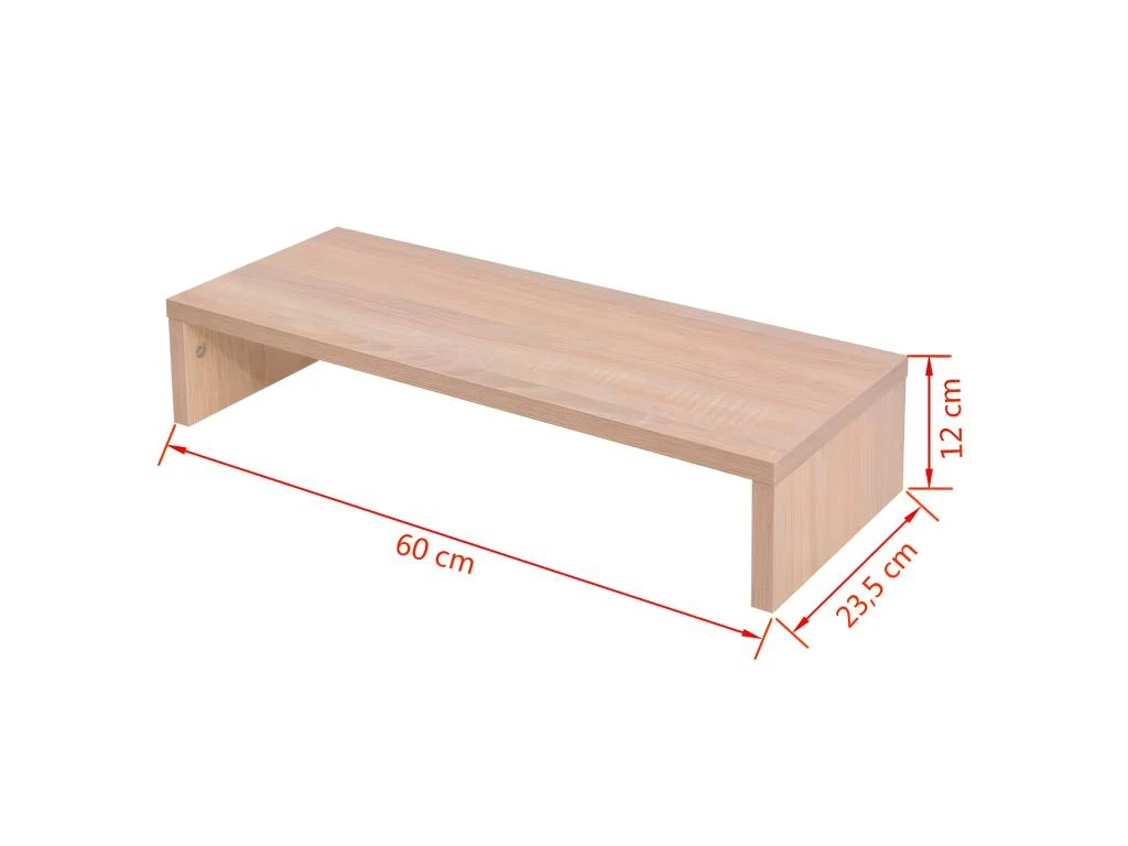 Meuble Télé Buffet Tv Télévision Design Pratique Support De Moniteur Aggloméré 60 Cm Beige 2502235 – Image 4