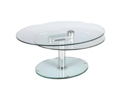 VALESKA - Table Basse Ovale