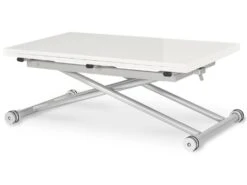 Table Basse Relevable Philadelphia Blanc Laqué
