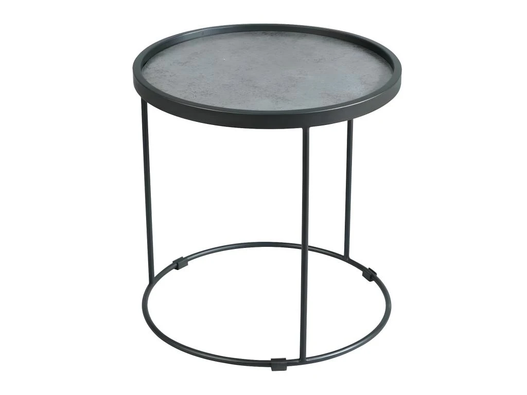 Bout De Canapé Anthracite Mat Taille M - JANIE