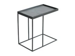 Bout De Canapé Rectangulaire Anthracite Mat - JANIE