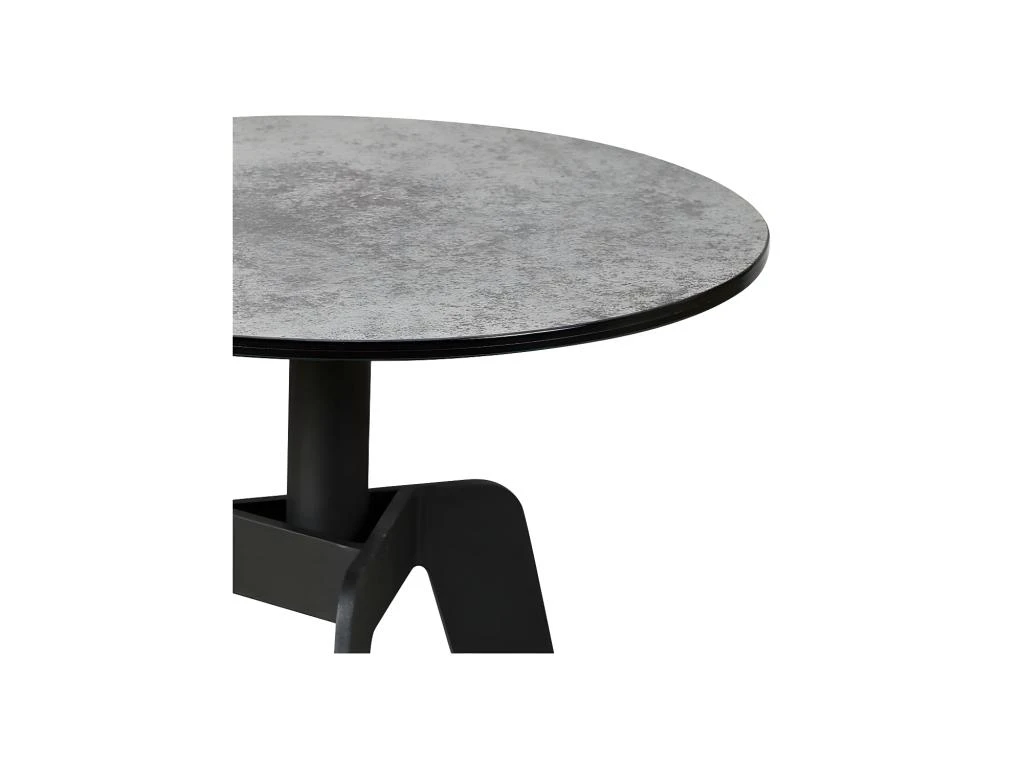 Guéridon Acier/Céramique Gris - YPPA – Image 2