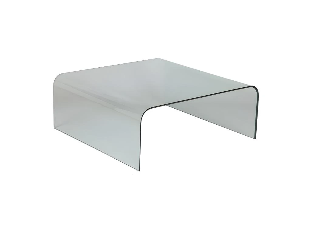 Table Basse Carrée En Verre - BRIGHT