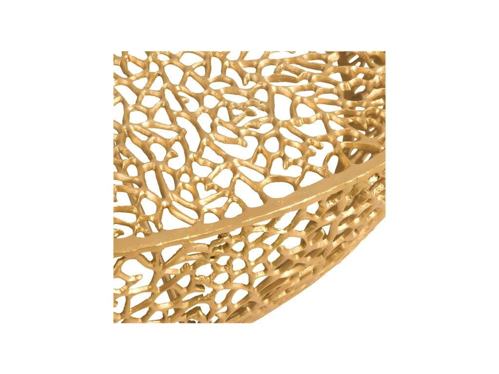 Table Basse Ronde En Aluminium Or - SCINTILL N°3 – Image 4