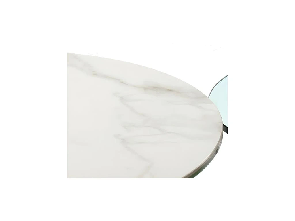Table Basse Articulée Métal/Verre/Céramique - VERRO – Image 2