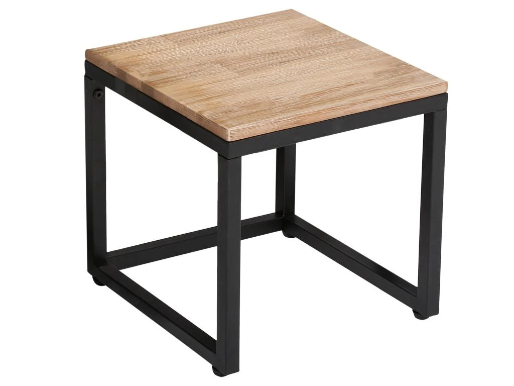 Set De 3 Tables Basses D'appoint En Métal, Dimensions: 50x50x50 Cm – Image 5